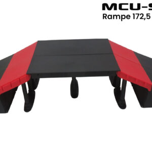 MCU-Sport Skate Rampe sæt 172,5 x 50 x 25,5 cm